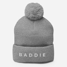 Load image into Gallery viewer, BADDIE Pom-Pom Beanie
