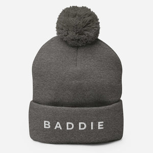 BADDIE Pom-Pom Beanie