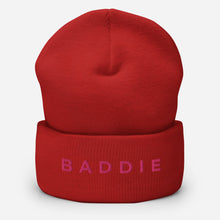 Load image into Gallery viewer, BADDIE Cuffed Beanie
